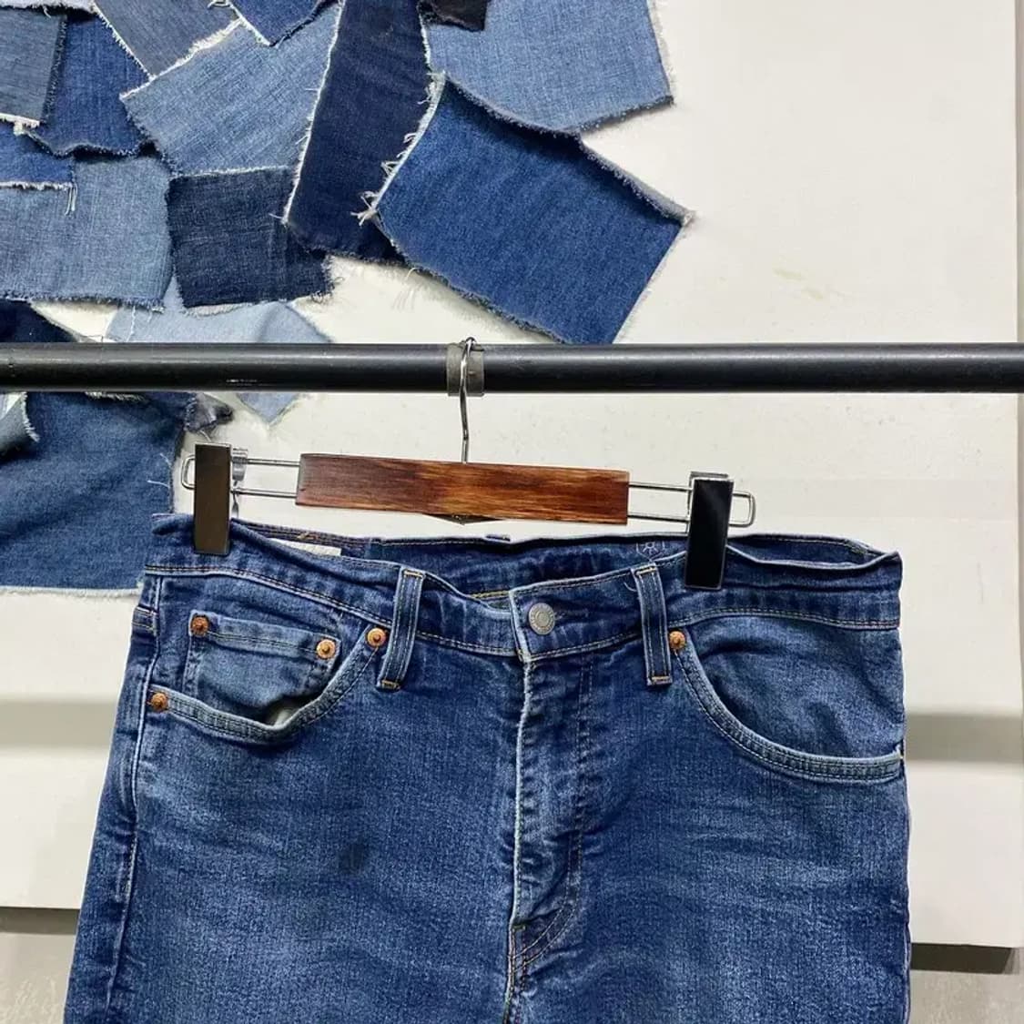 (32인치) 리바이스 빅E 캐주얼 스판 워싱 청바지 데님팬츠 상품이미지2