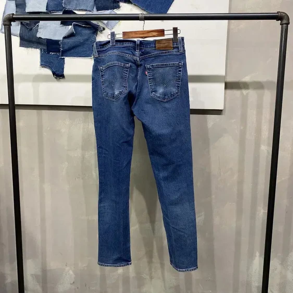(32인치) 리바이스 빅E 캐주얼 스판 워싱 청바지 데님팬츠 상품이미지3