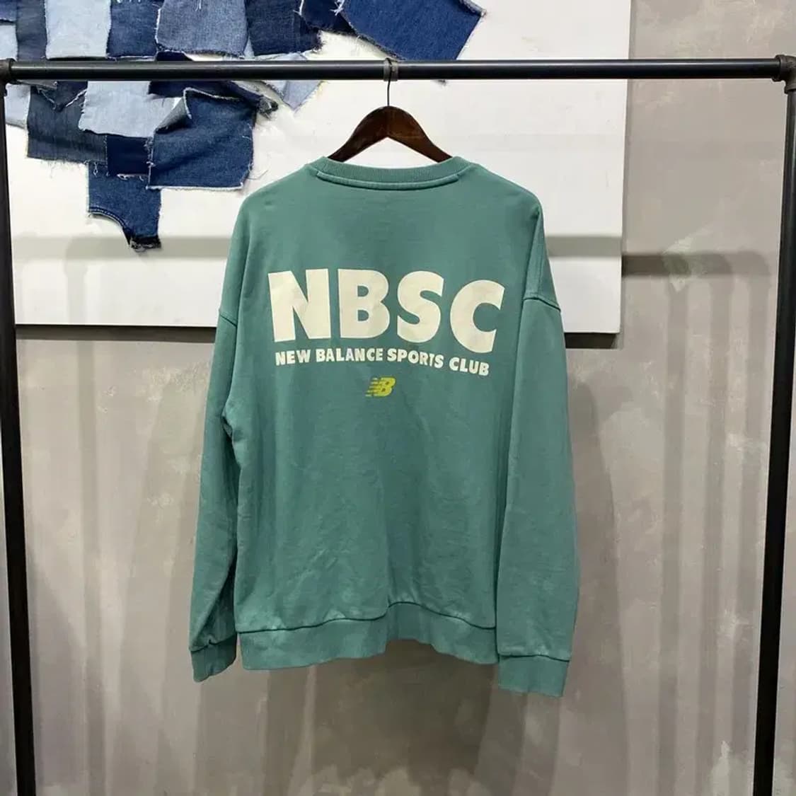 (105) 뉴발란스 캐주얼 백프린팅 맨투맨 긴팔 티 상품이미지4