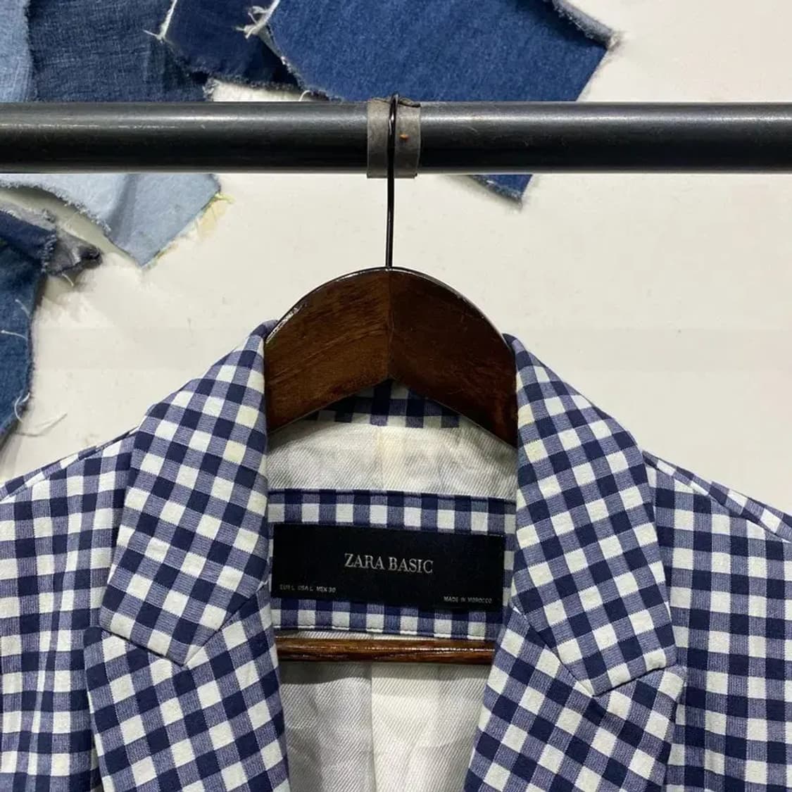 (95) 자라 ZARA 여성 체크 싱글버튼 블레이저 자켓 상품이미지2