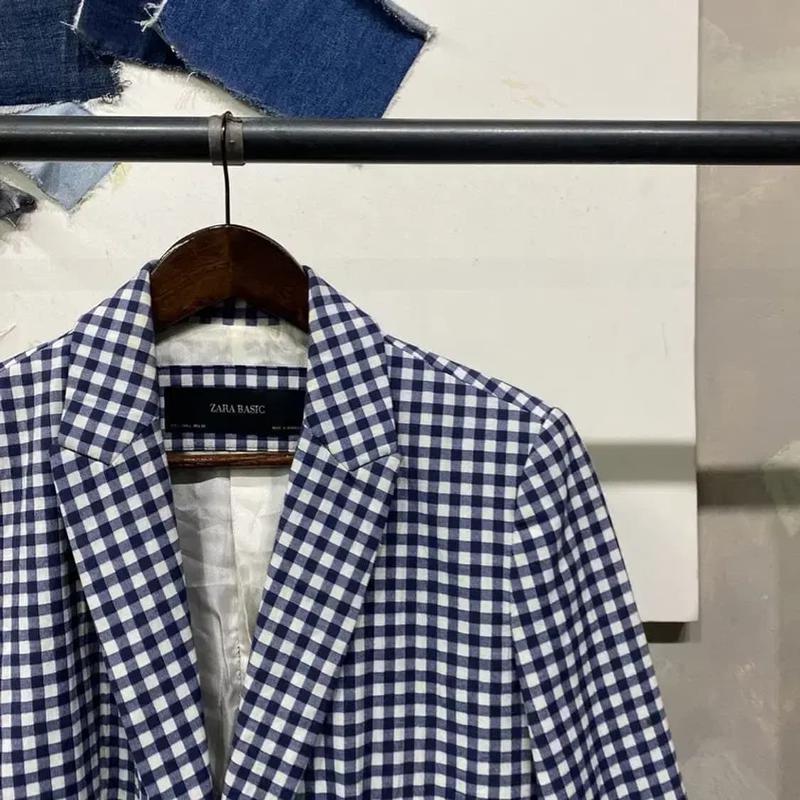 (95) 자라 ZARA 여성 체크 싱글버튼 블레이저 자켓 상품이미지3