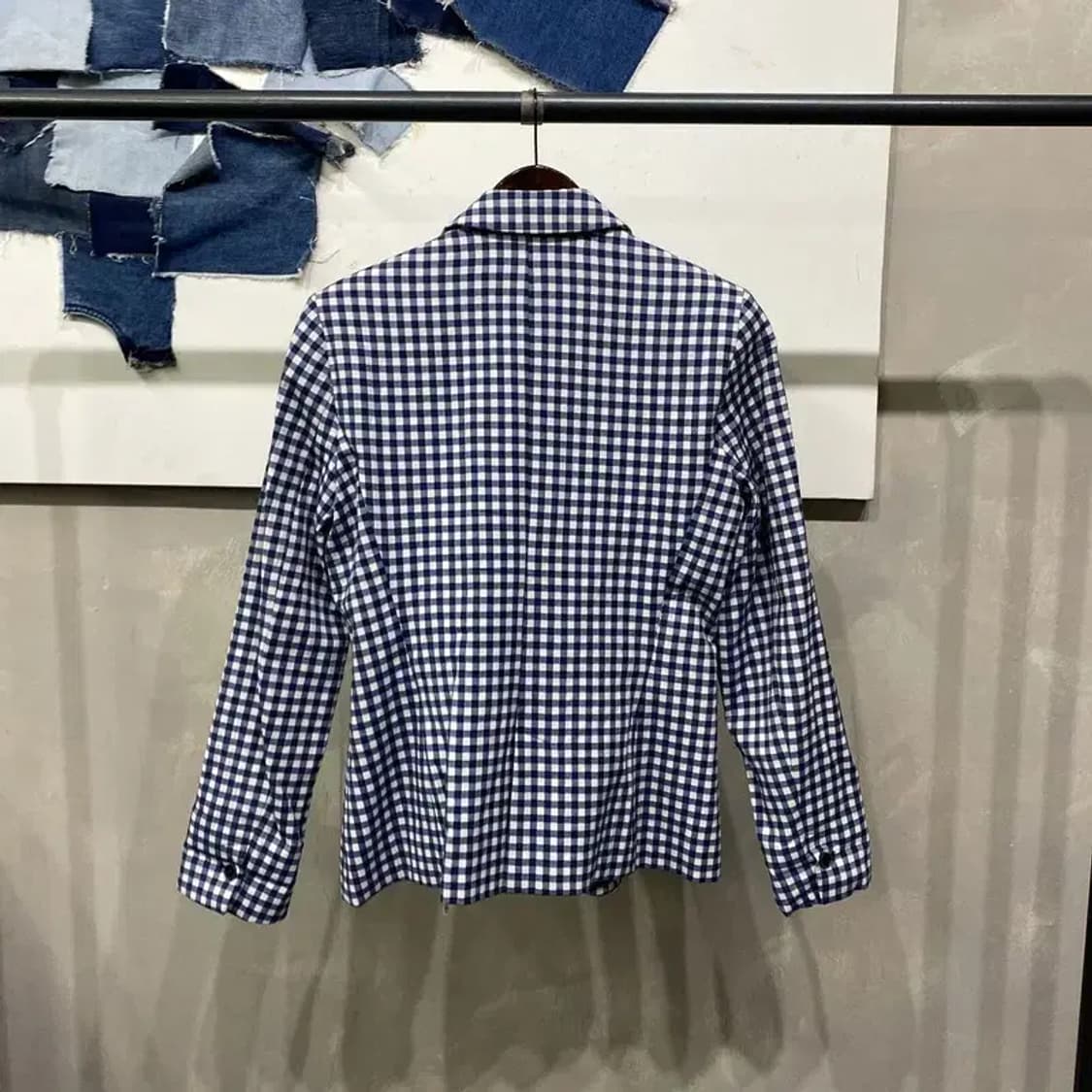 (95) 자라 ZARA 여성 체크 싱글버튼 블레이저 자켓 상품이미지4