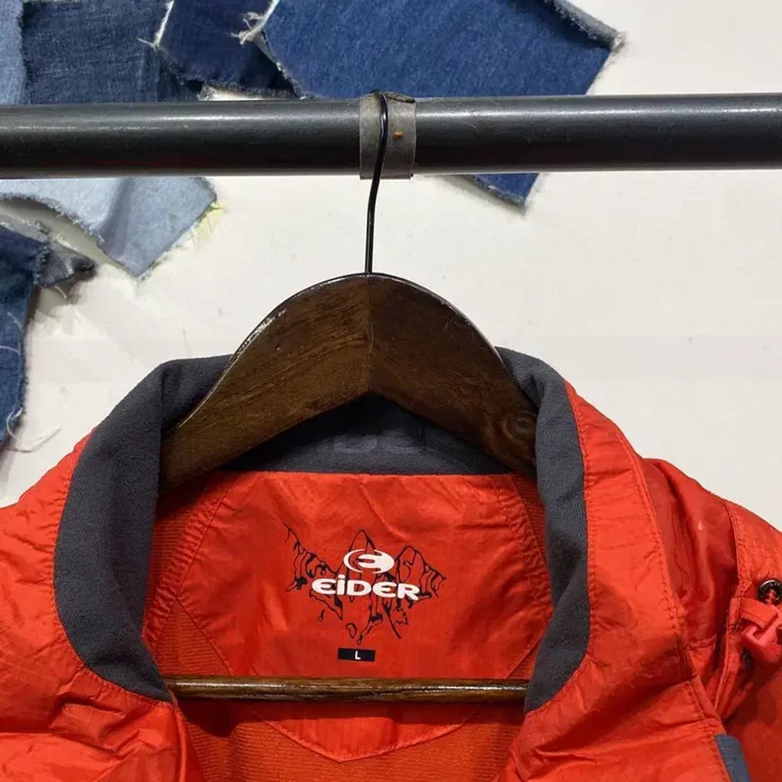 (100) 아이더 등산 아웃도어 디펜더 후드 바람막이 자켓 상품이미지2