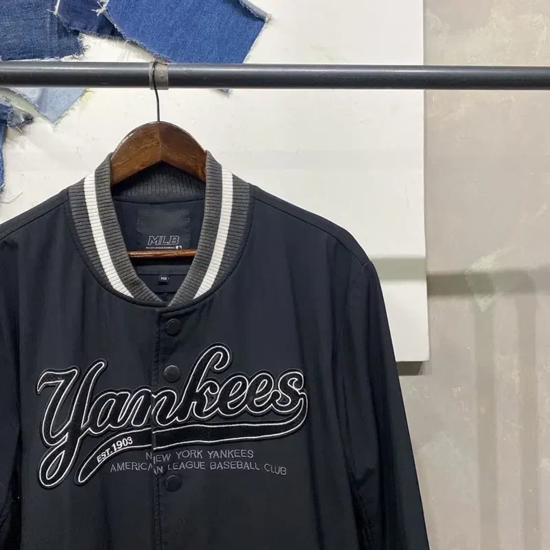 (105) MLB 뉴욕양키스 캐주얼 야구잠바 바시티 자켓 상품이미지3