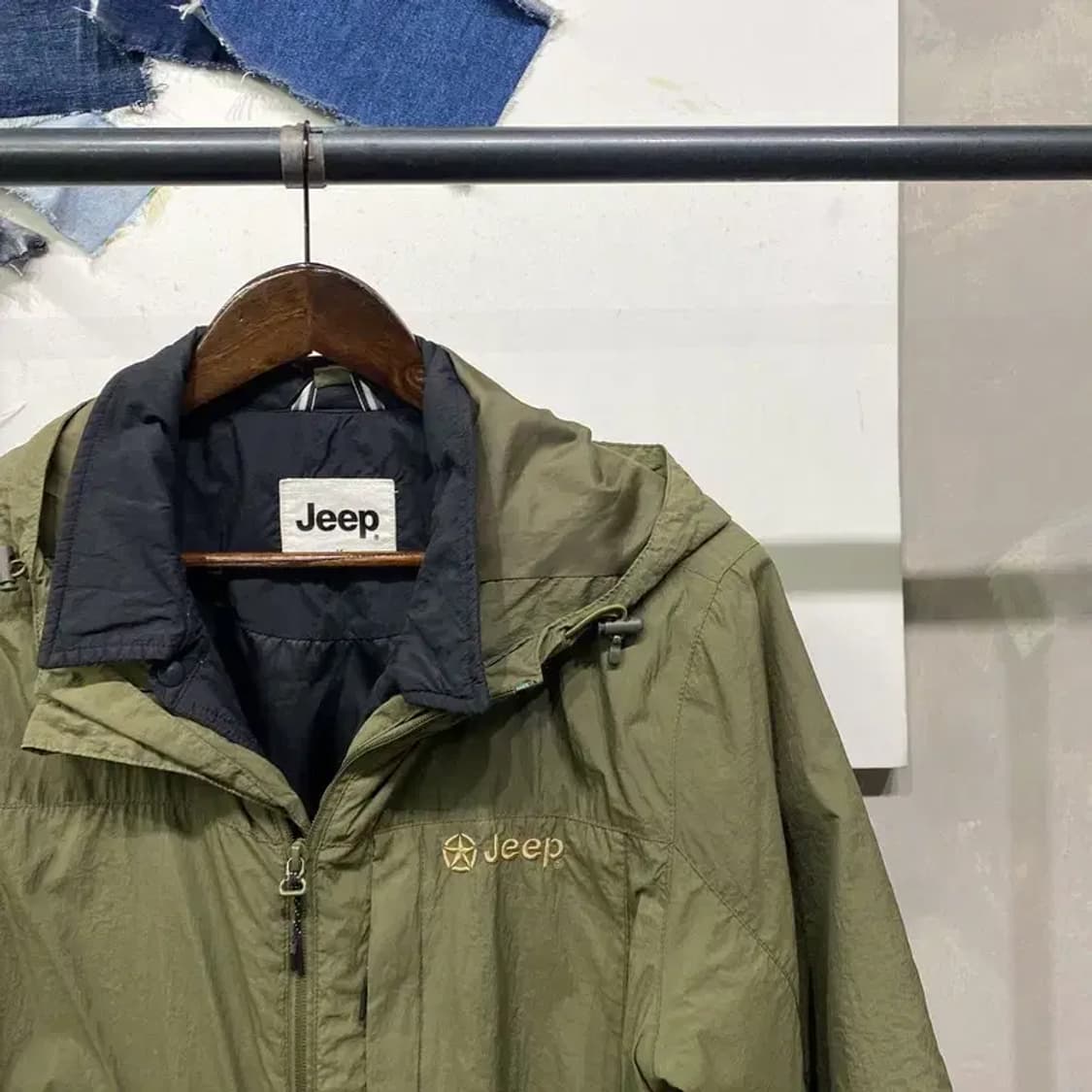 (95) 지프 캐주얼 후드 패디드 바람막이 자켓 상품이미지3