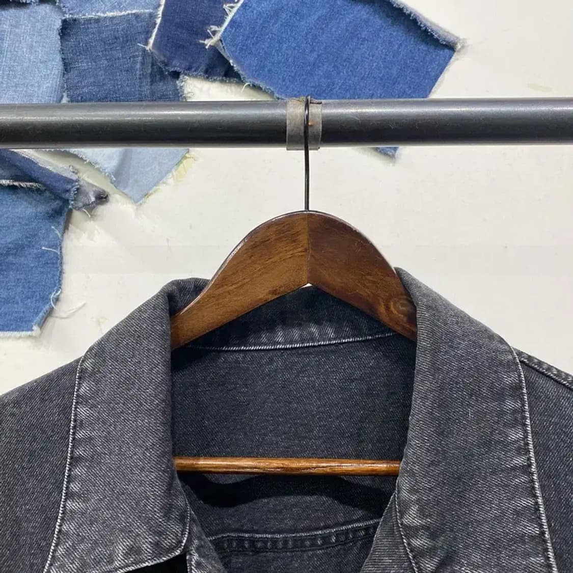 (110) 인스턴트데님 캐주얼 흑청데님 트러커 청자켓 상품이미지2