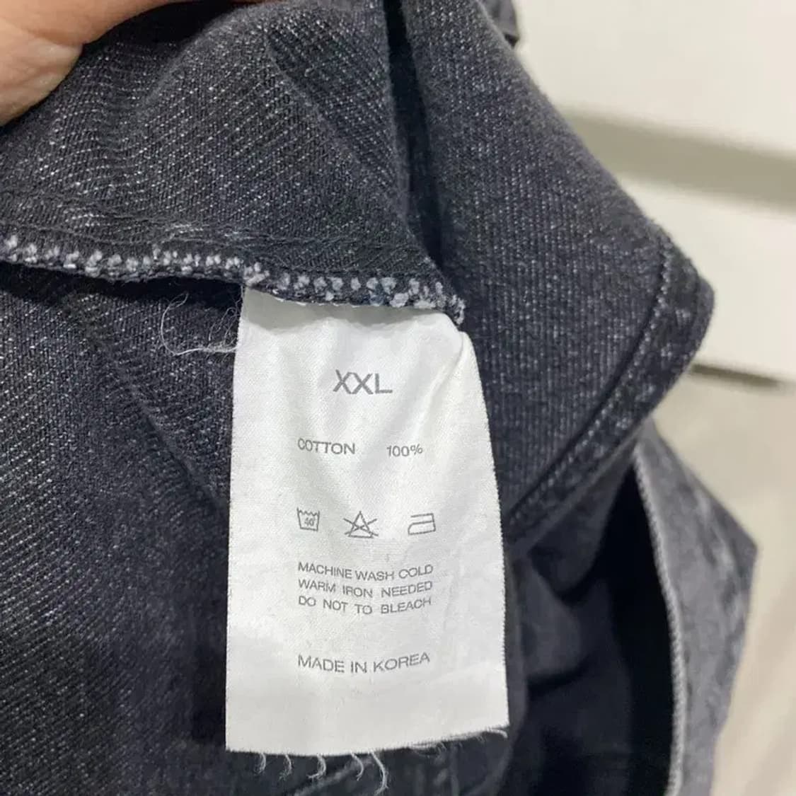 (110) 인스턴트데님 캐주얼 흑청데님 트러커 청자켓 상품이미지6