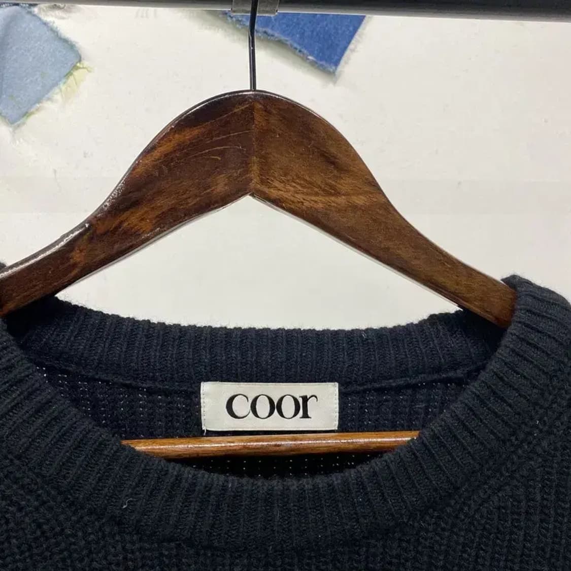 (100) 쿠어 캐주얼 캐시미어 라운드 니트 상품이미지2