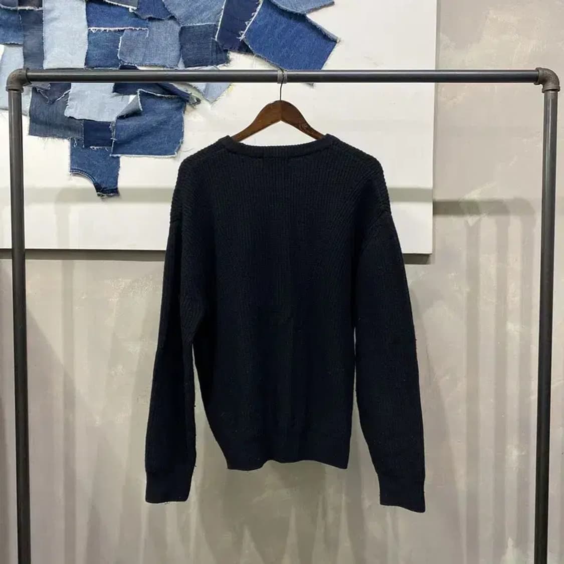 (100) 쿠어 캐주얼 캐시미어 라운드 니트 상품이미지4