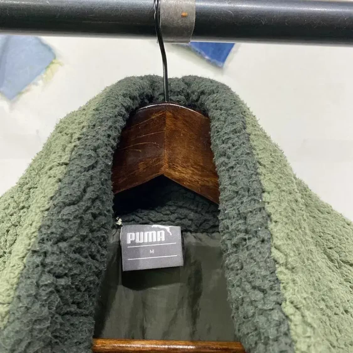 (95) 퓨마 캐주얼 덕다운 뽀글이 오리털 후리스 패딩 상품이미지2