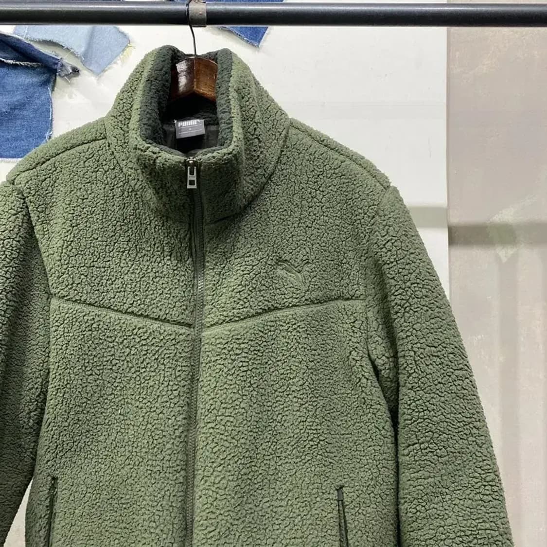 (95) 퓨마 캐주얼 덕다운 뽀글이 오리털 후리스 패딩 상품이미지3