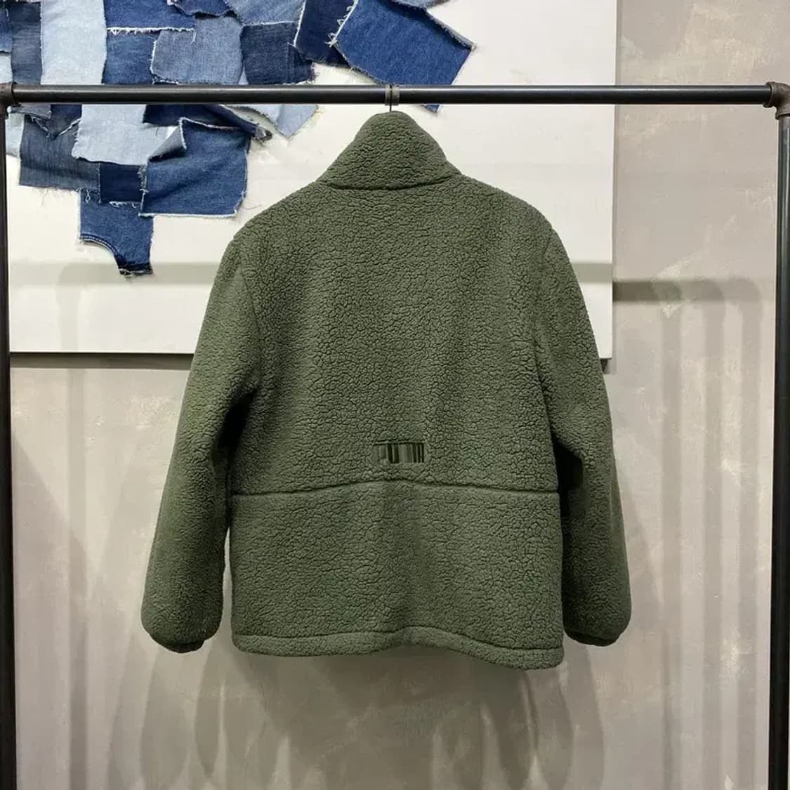 (95) 퓨마 캐주얼 덕다운 뽀글이 오리털 후리스 패딩 상품이미지4