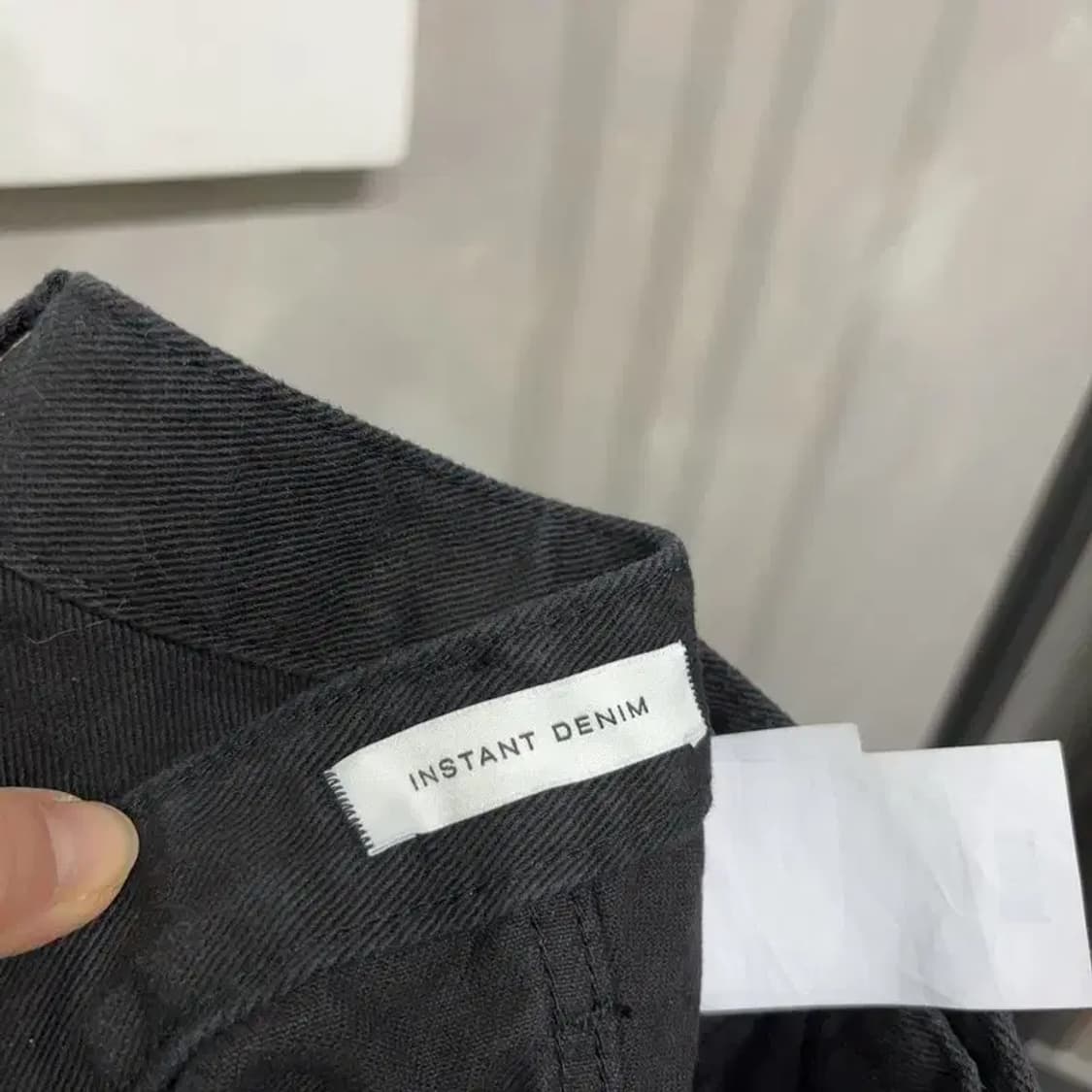 (32인치) 인스턴트데님 캐주얼 블랙진 흑청바지 데님팬츠 상품이미지5