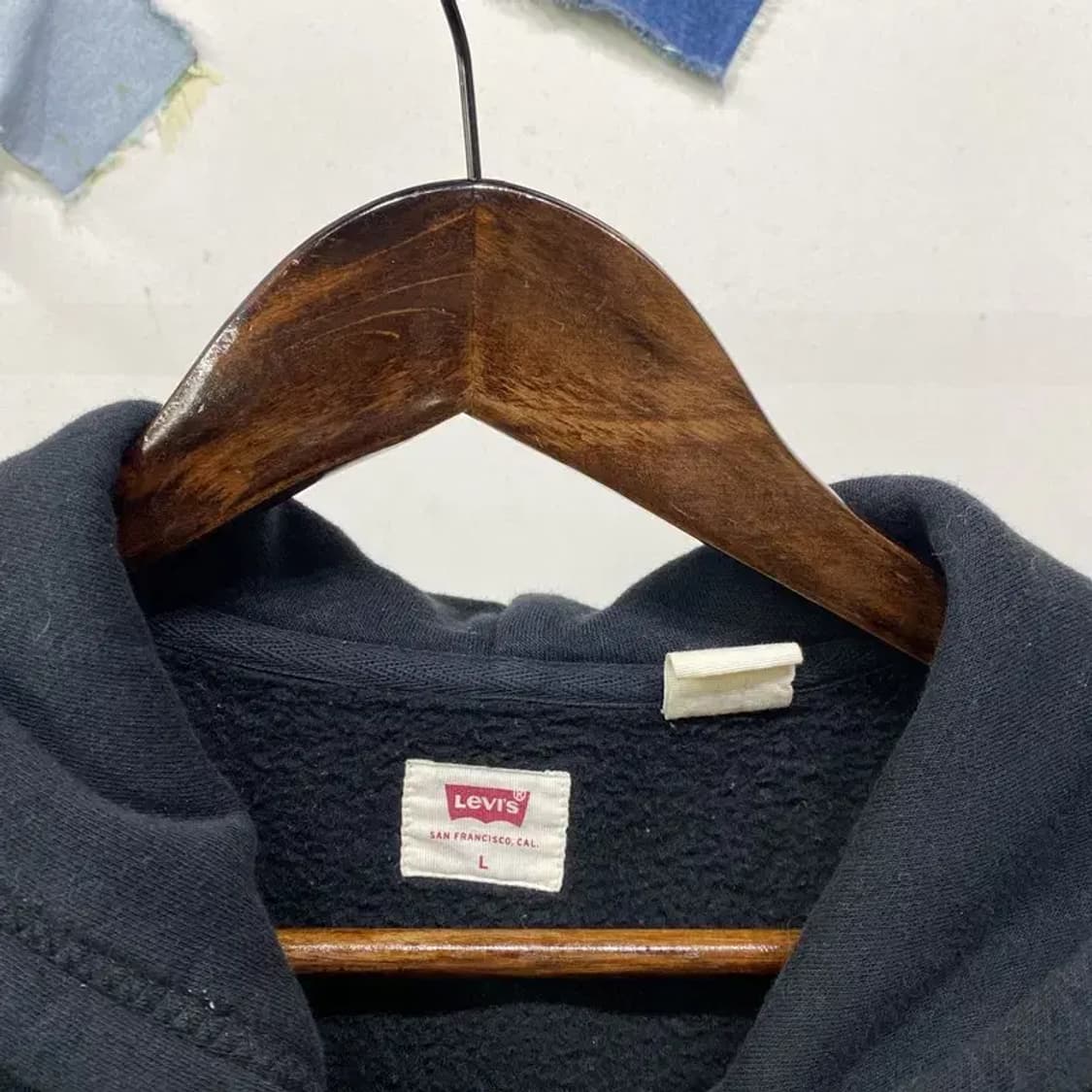 (105) 리바이스 빈티지 캐주얼 프린팅 기모 후드집업 자켓 상품이미지2