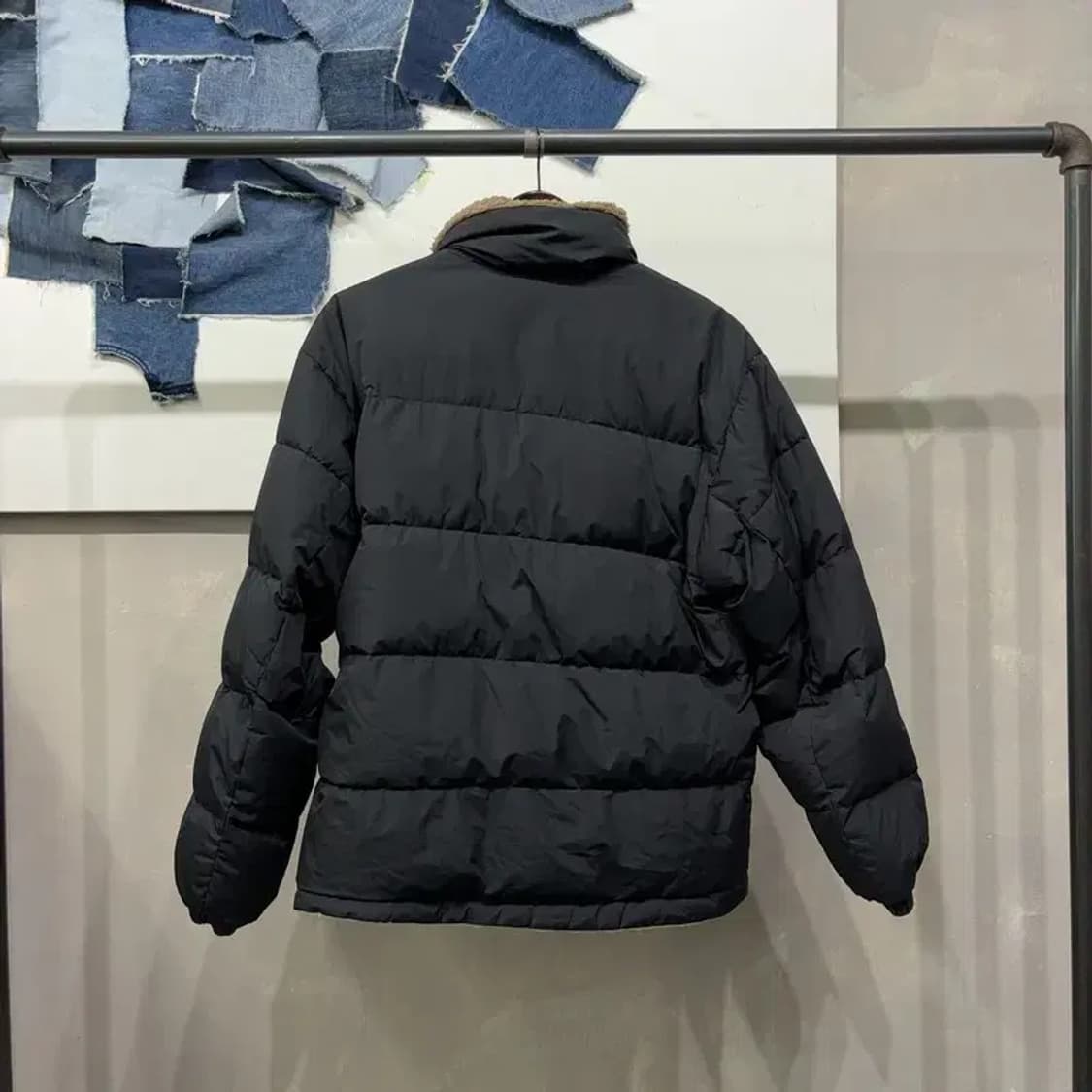 (95) 네파 등산 아웃도어 리버시블 구스다운 거위털 뽀글이 패딩 상품이미지4