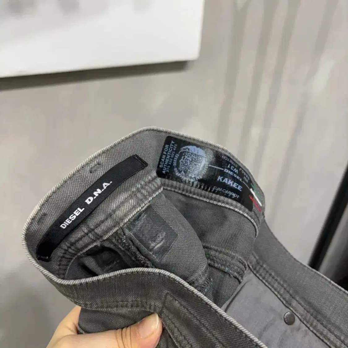 (31인치) 디젤 캐주얼 KAKEE 카키 그레이진 청바지 데님팬츠 상품이미지5