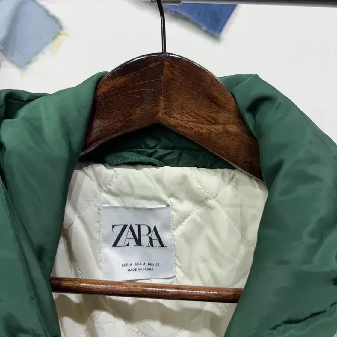 (100) 자라 ZARA 캐주얼 배색 양털 뽀글이 후리스 자켓 상품이미지2