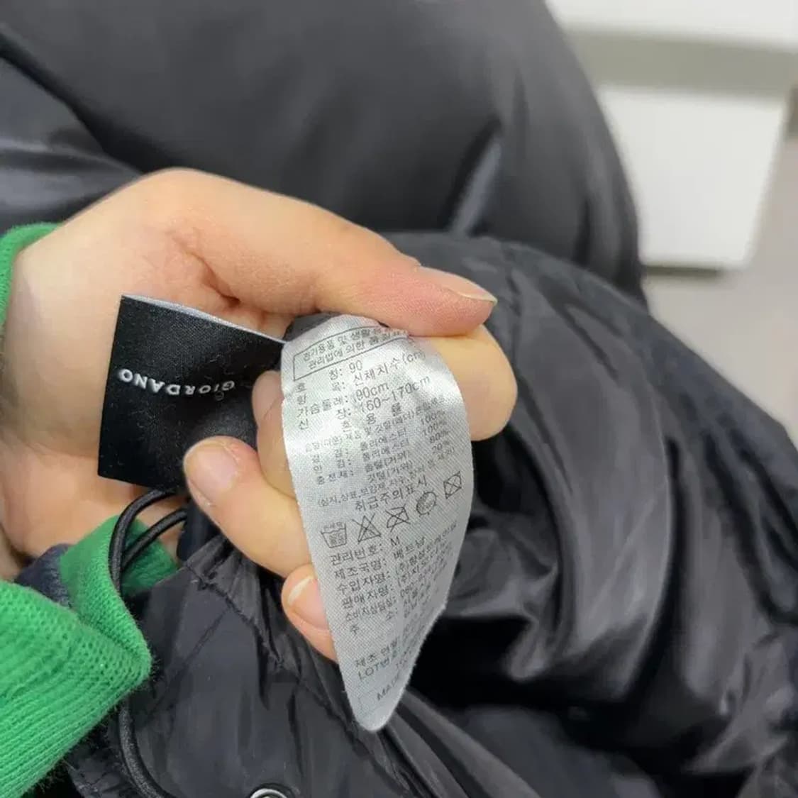 (90) 지오다노 여성 캐주얼 구스다운 거위털 크롭 숏패딩 상품이미지7