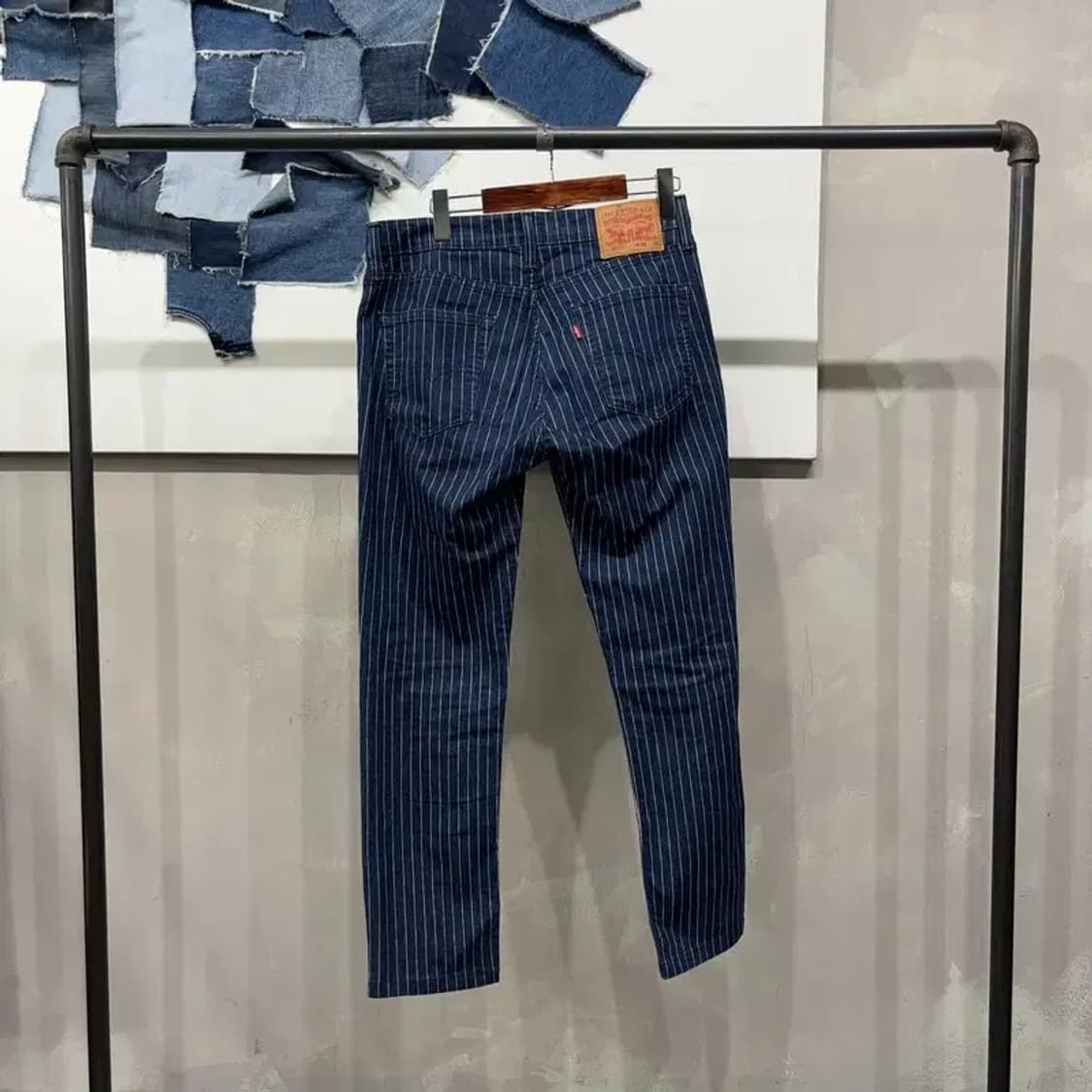 (32인치) 리바이스 511 캐주얼 스트라이프 스판 청바지 데님팬츠 상품이미지3