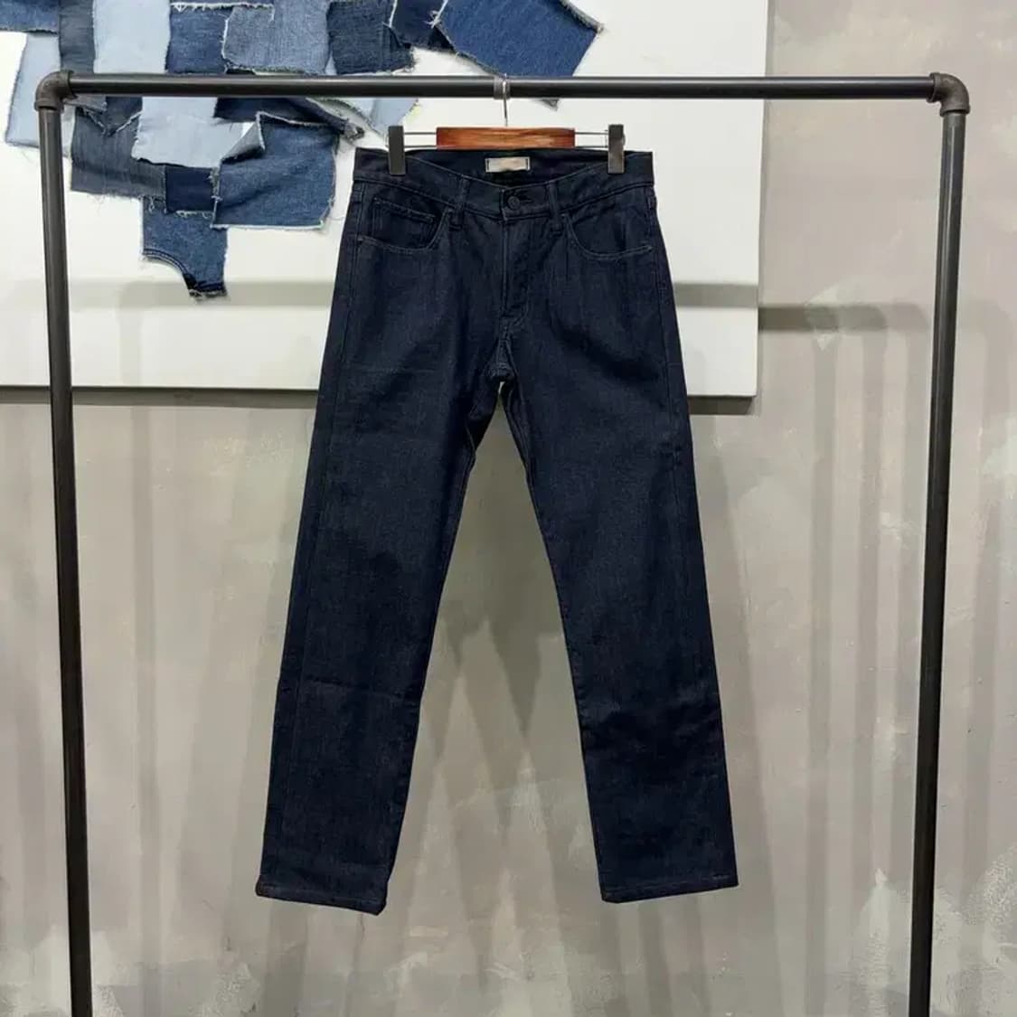 (30인치) 유니클로 캐주얼 생지 진청바지 데님팬츠 상품이미지1