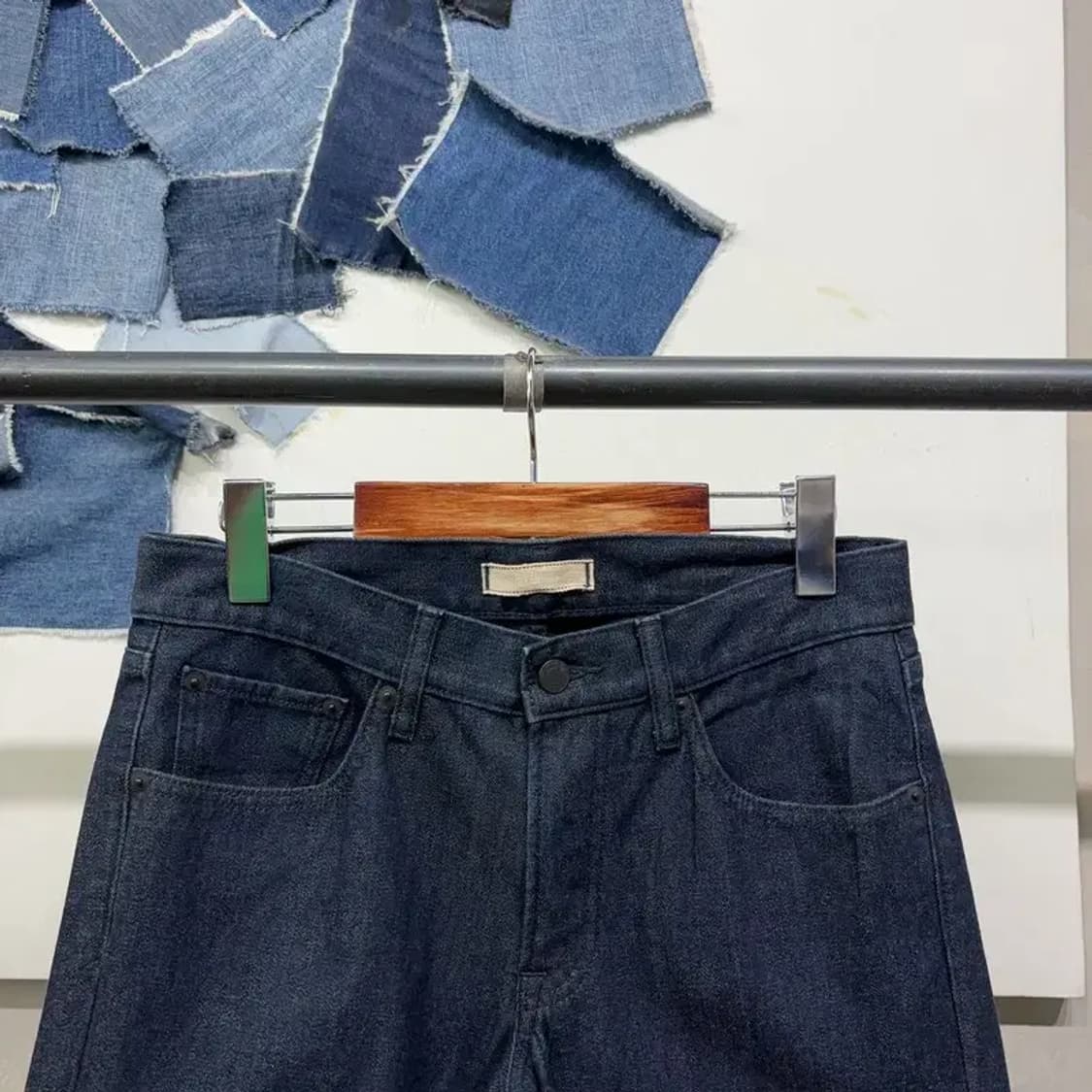 (30인치) 유니클로 캐주얼 생지 진청바지 데님팬츠 상품이미지2