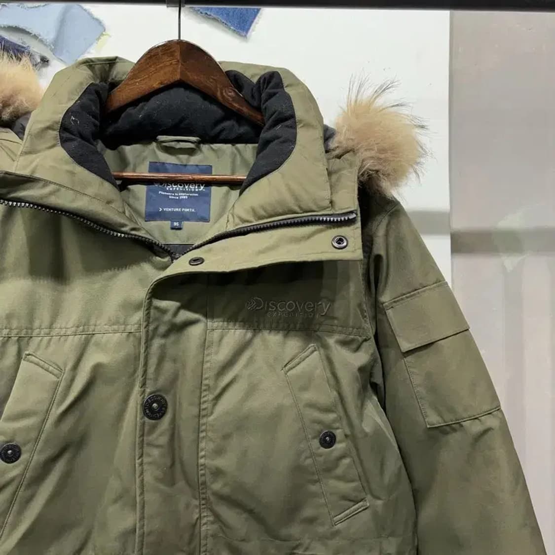 (95) 디스커버리 등산 아웃도어 덕다운 오리털 패딩 점퍼 상품이미지3