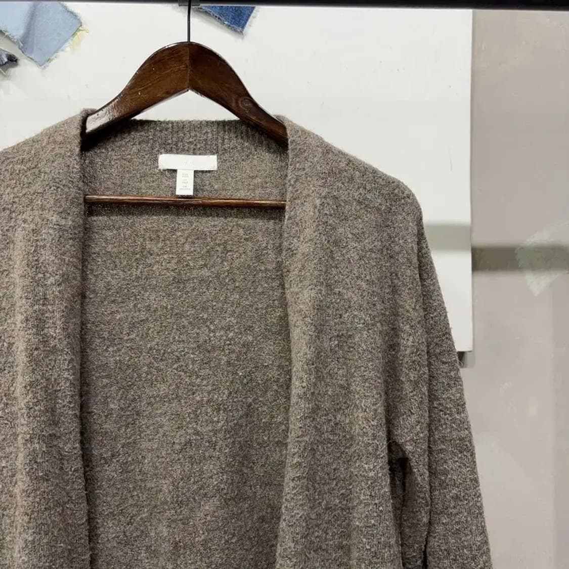 (80) 유니클로 여성 캐주얼 울 니트 롱가디건 상품이미지3