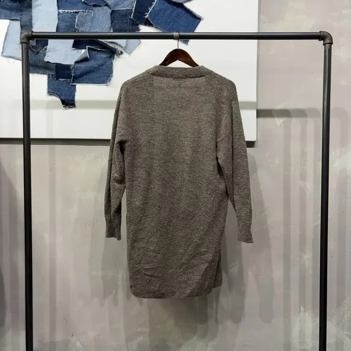 (80) 유니클로 여성 캐주얼 울 니트 롱가디건 상품이미지4