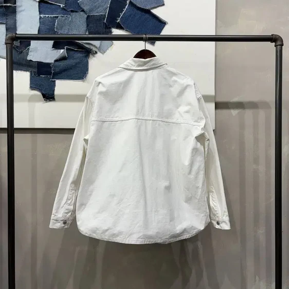 (100) 자라 ZARA 여성 캐주얼 베이직 코튼 셔츠 남방 상품이미지4