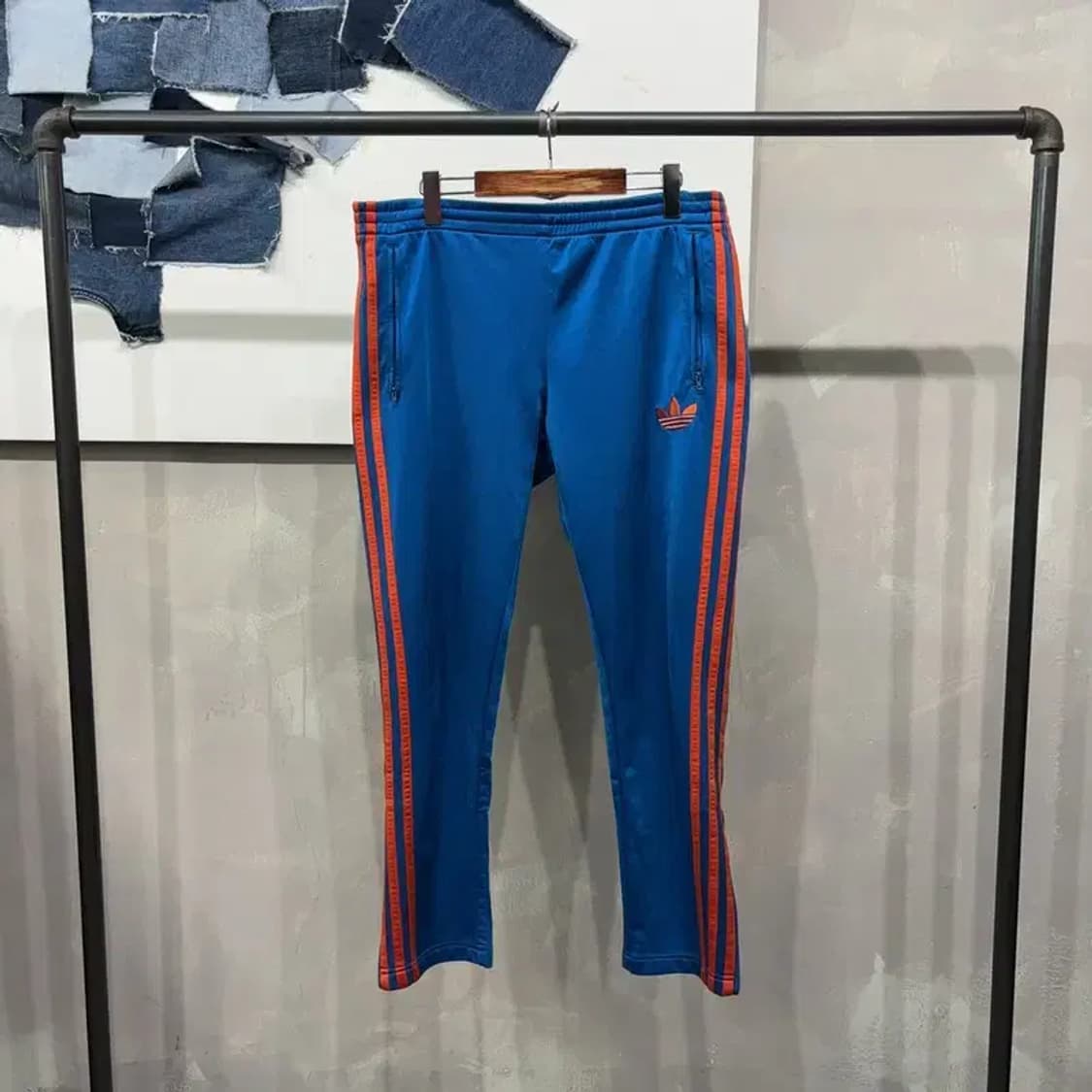 (34~36인치) 아디다스 밴딩 파이어버드 트랙팬츠 츄리닝바지 상품이미지1