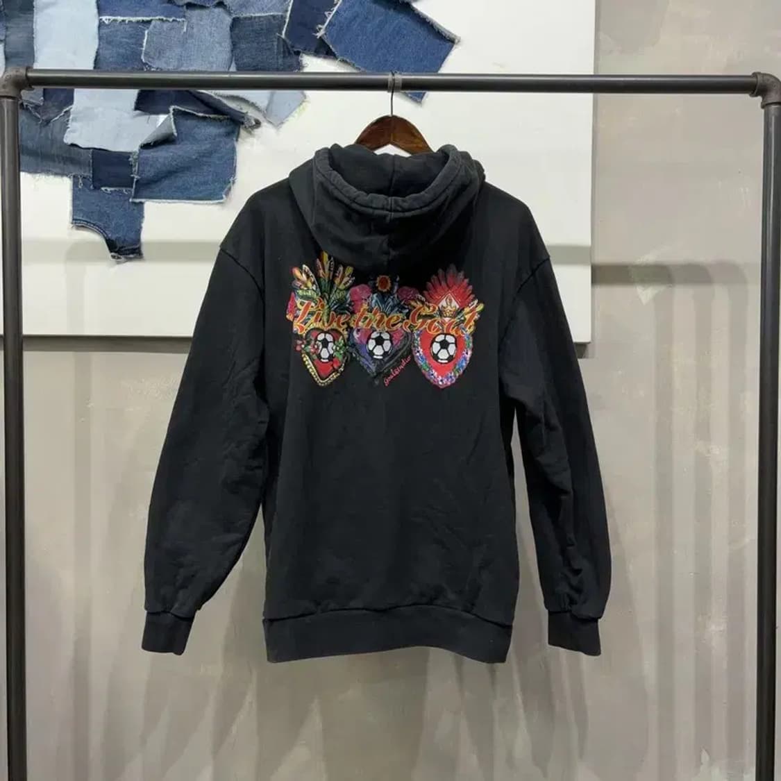 (100) 골스튜디오 캐주얼 백프린팅 후드집업 자켓 상품이미지4