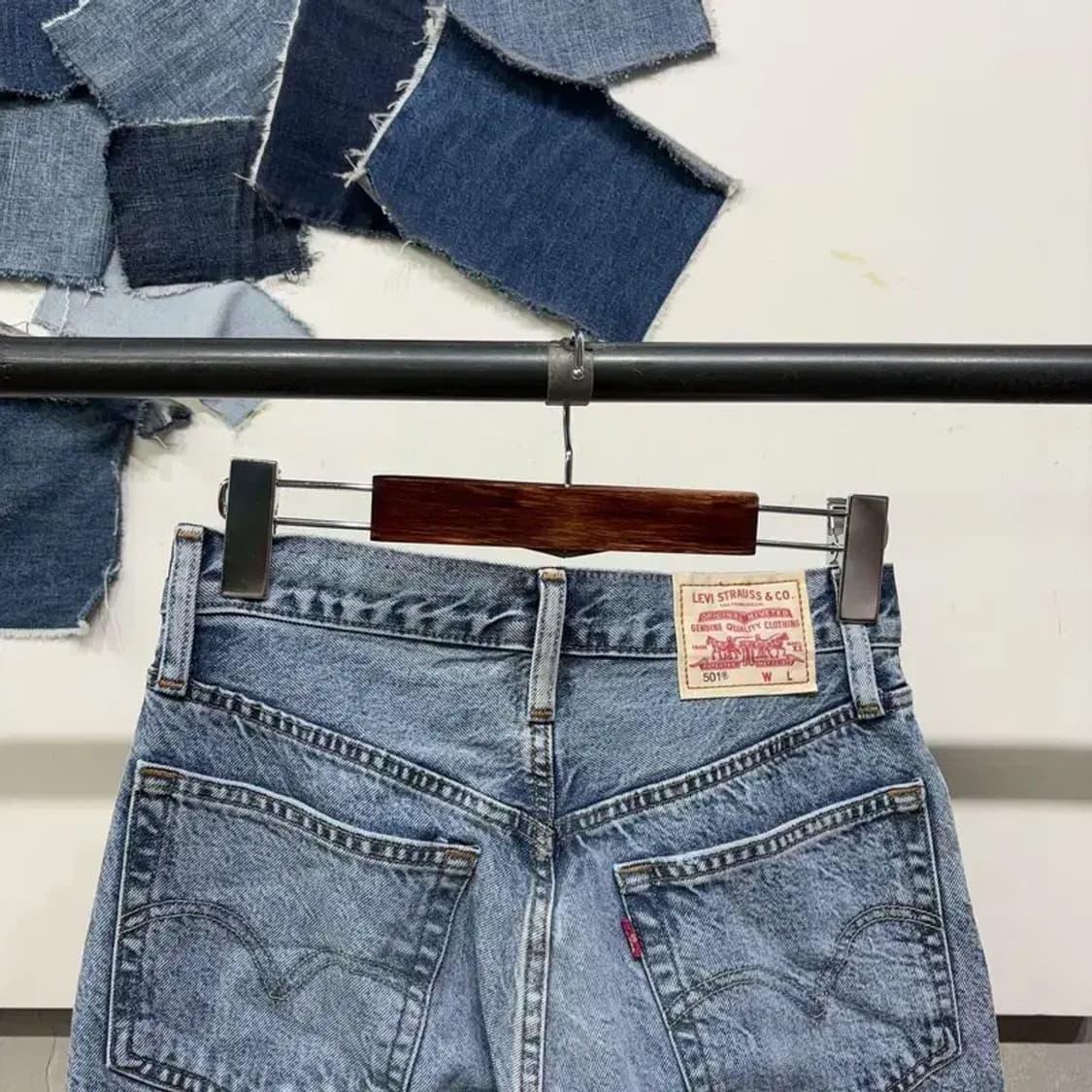 (25인치) 리바이스 501 여성 빈티지 청바지 데님팬츠 상품이미지4