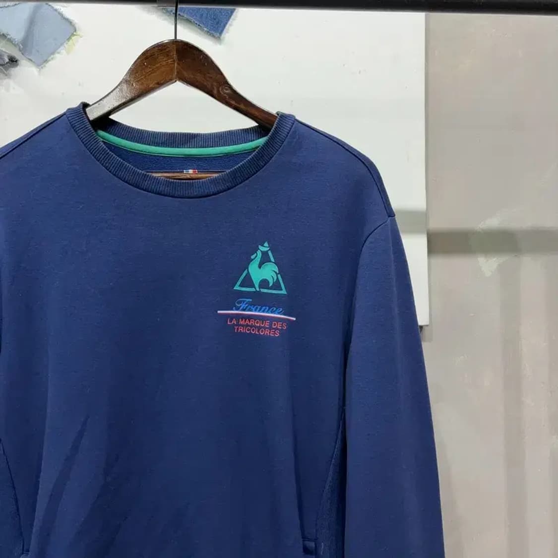 (100) 르꼬끄 캐주얼 프린팅 맨투맨 긴팔 티 상품이미지3