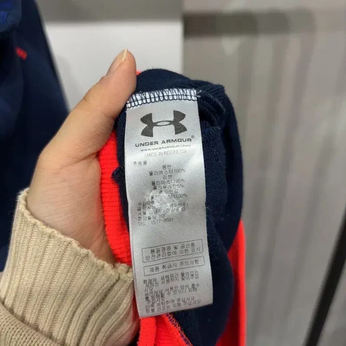 (100) 언더아머 운동 스포츠 기능성 저지 후드집업 자켓 상품이미지5