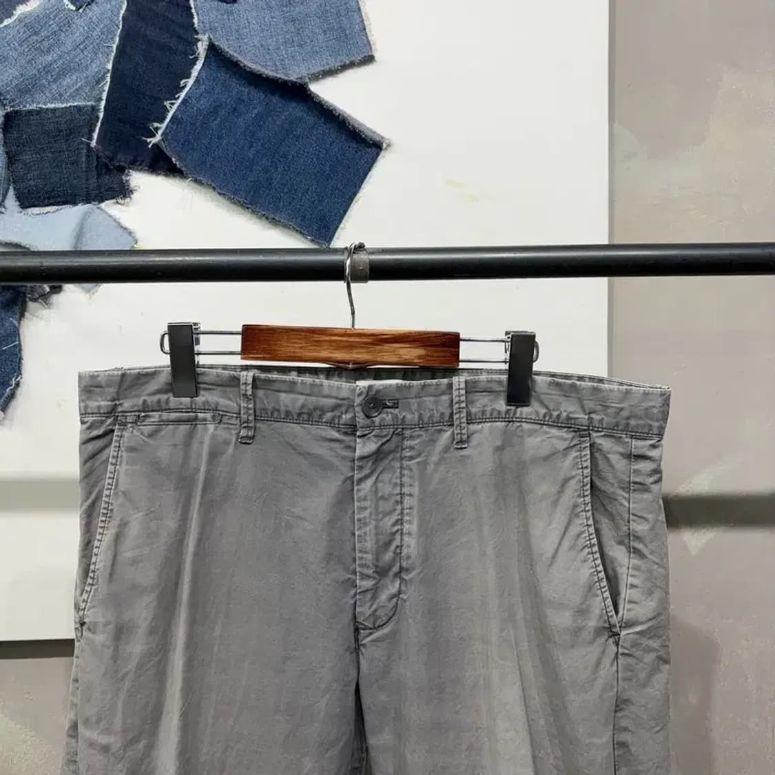 (36인치) 캘빈클라인 CK 캐주얼 워싱 코튼 팬츠 면바지 상품이미지2