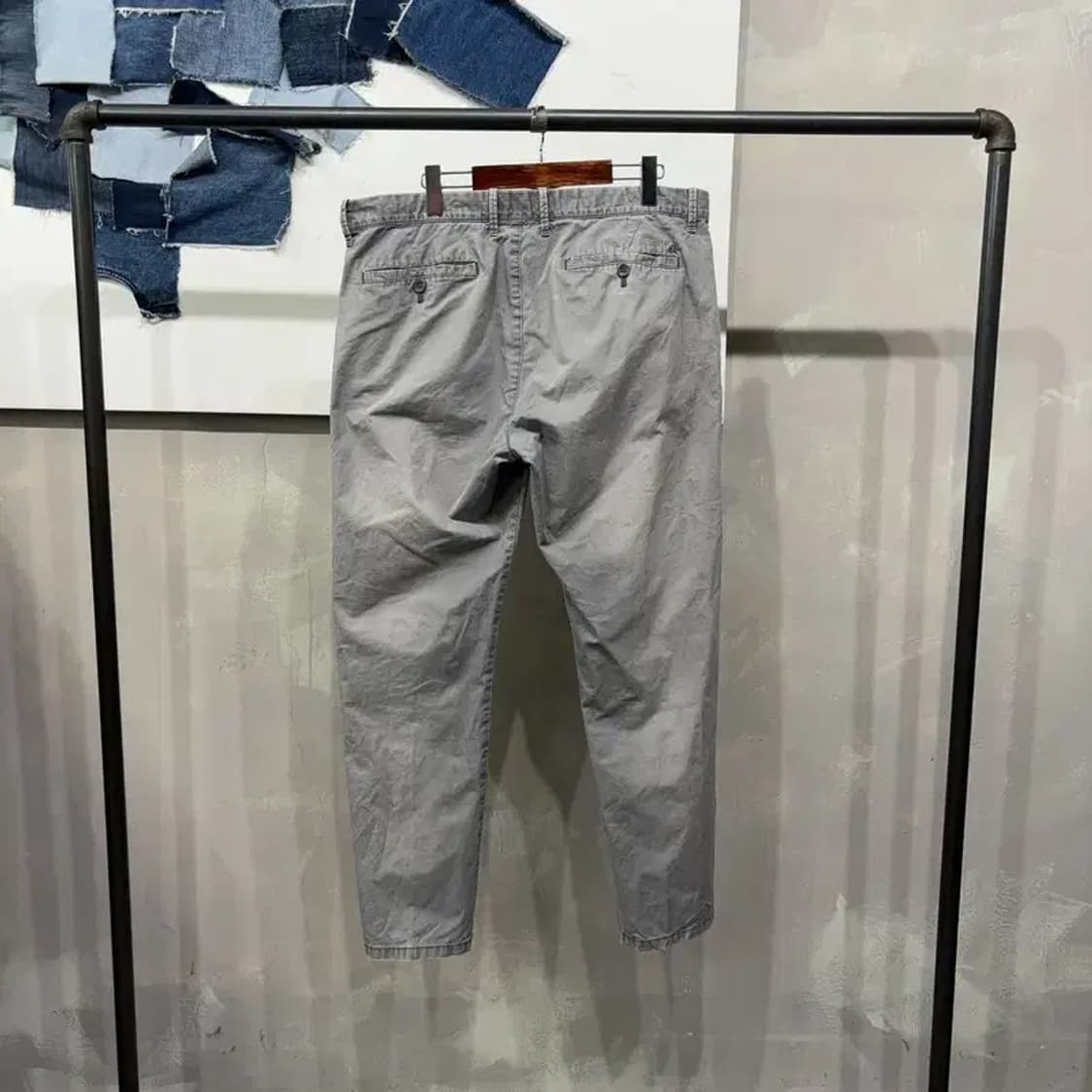 (36인치) 캘빈클라인 CK 캐주얼 워싱 코튼 팬츠 면바지 상품이미지3