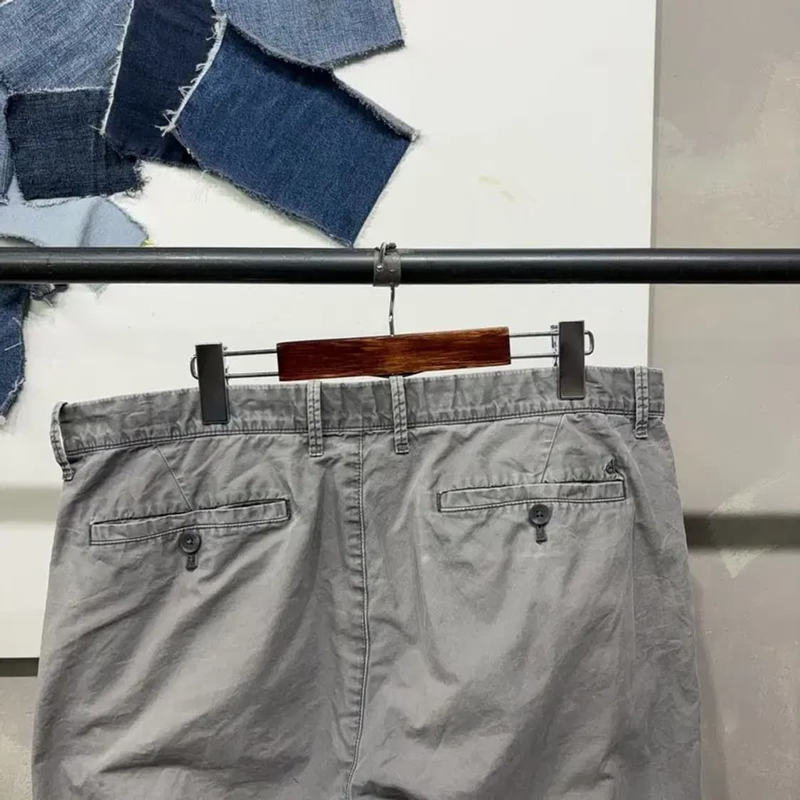 (36인치) 캘빈클라인 CK 캐주얼 워싱 코튼 팬츠 면바지 상품이미지4