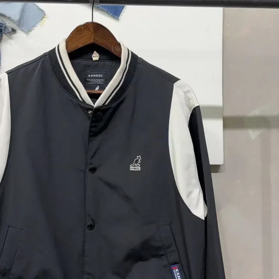 (90) 캉골 캐주얼 야구잠바 바시티 자켓 상품이미지3