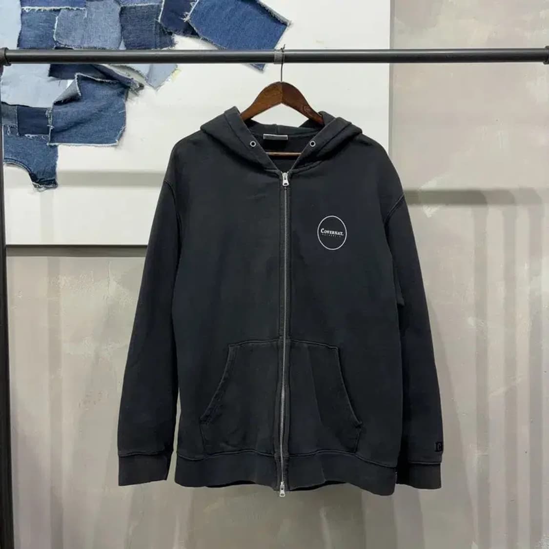 (105) 커버낫 스트릿 캐주얼 투웨이 후드집업 자켓 상품이미지1