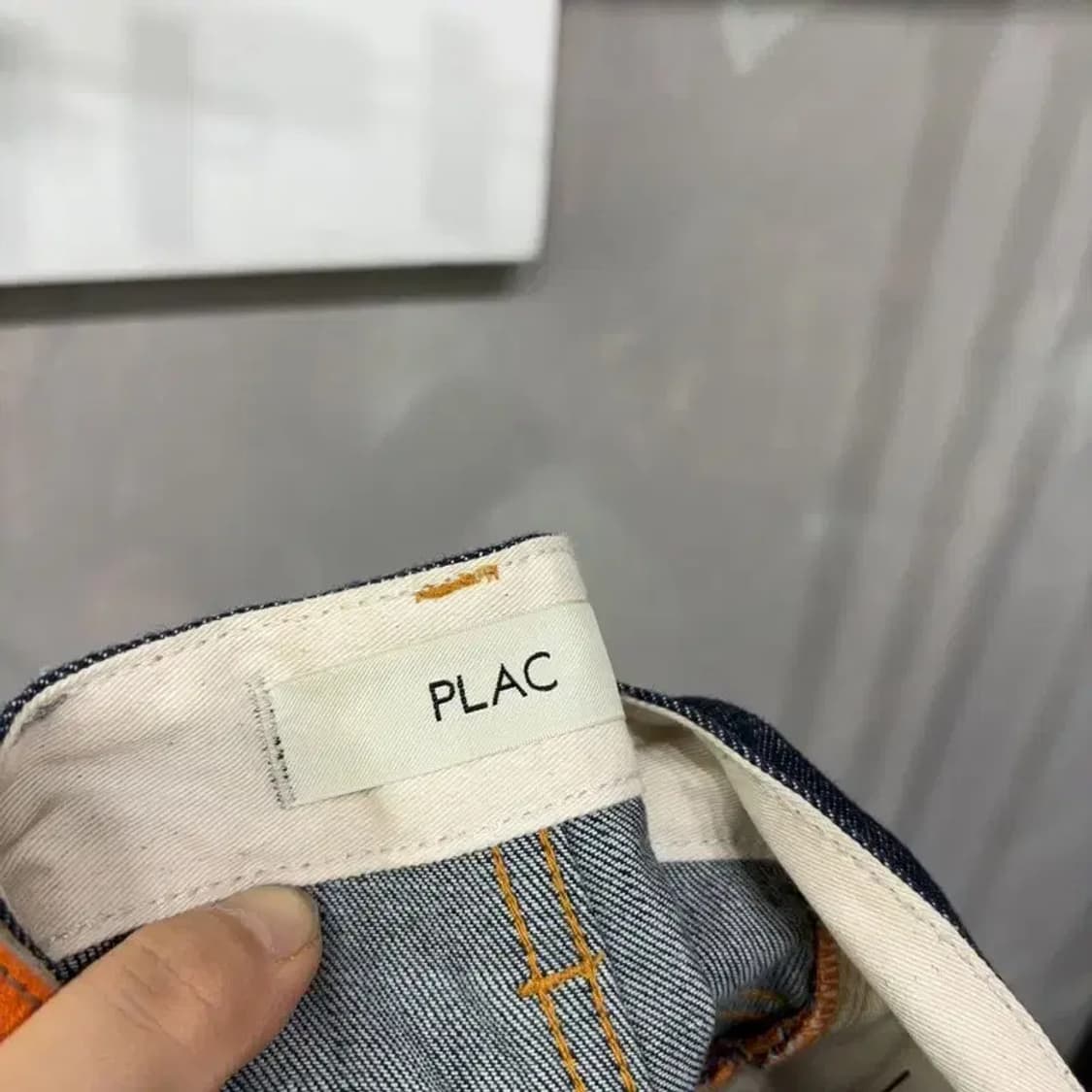 (30인치) 플랙진 캐주얼 생지 진청바지 데님팬츠 상품이미지5