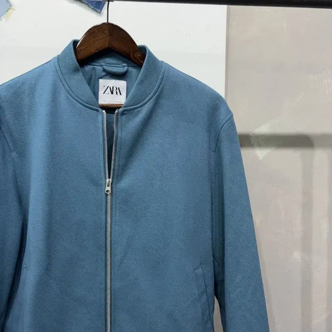 (100) 자라 ZARA 캐주얼 블루종 자켓 상품이미지3