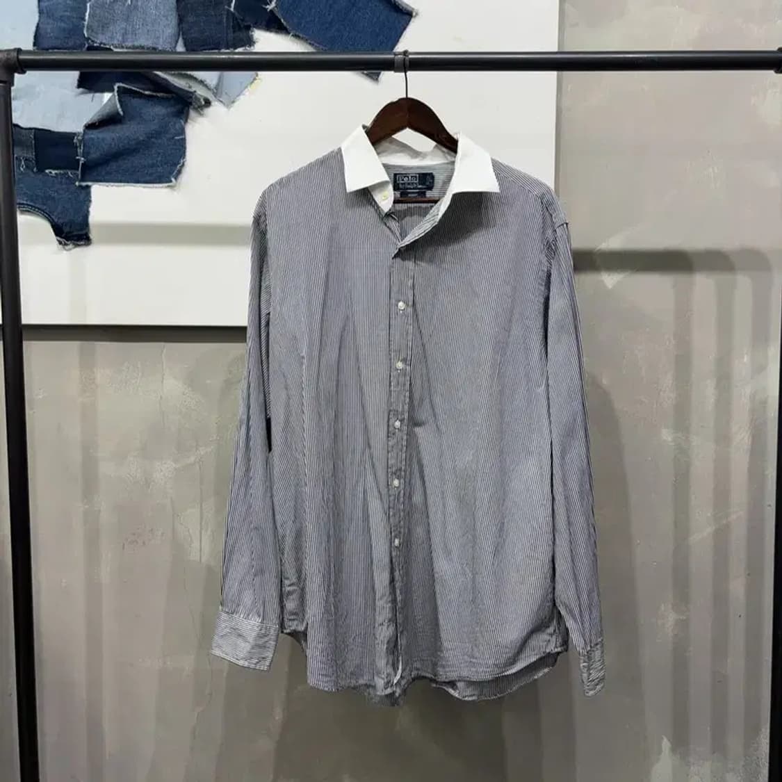 (115) 폴로 랄프로렌 캐주얼 스트라이프 셔츠 남방 상품이미지1