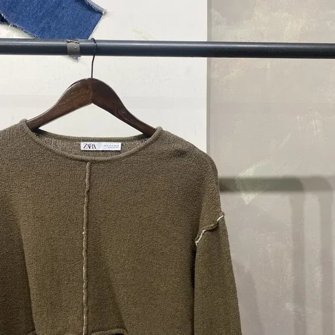 (85) 자라 ZARA 여성 캐주얼 크롭 라운드 니트 상품이미지3