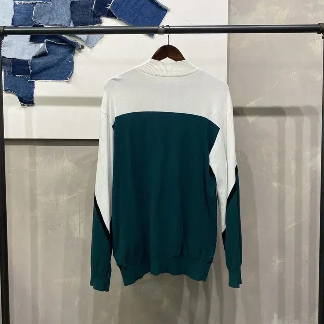 (110) 핑 골프 스포츠 반집업 방풍 배색 반집업 니트 상품이미지4