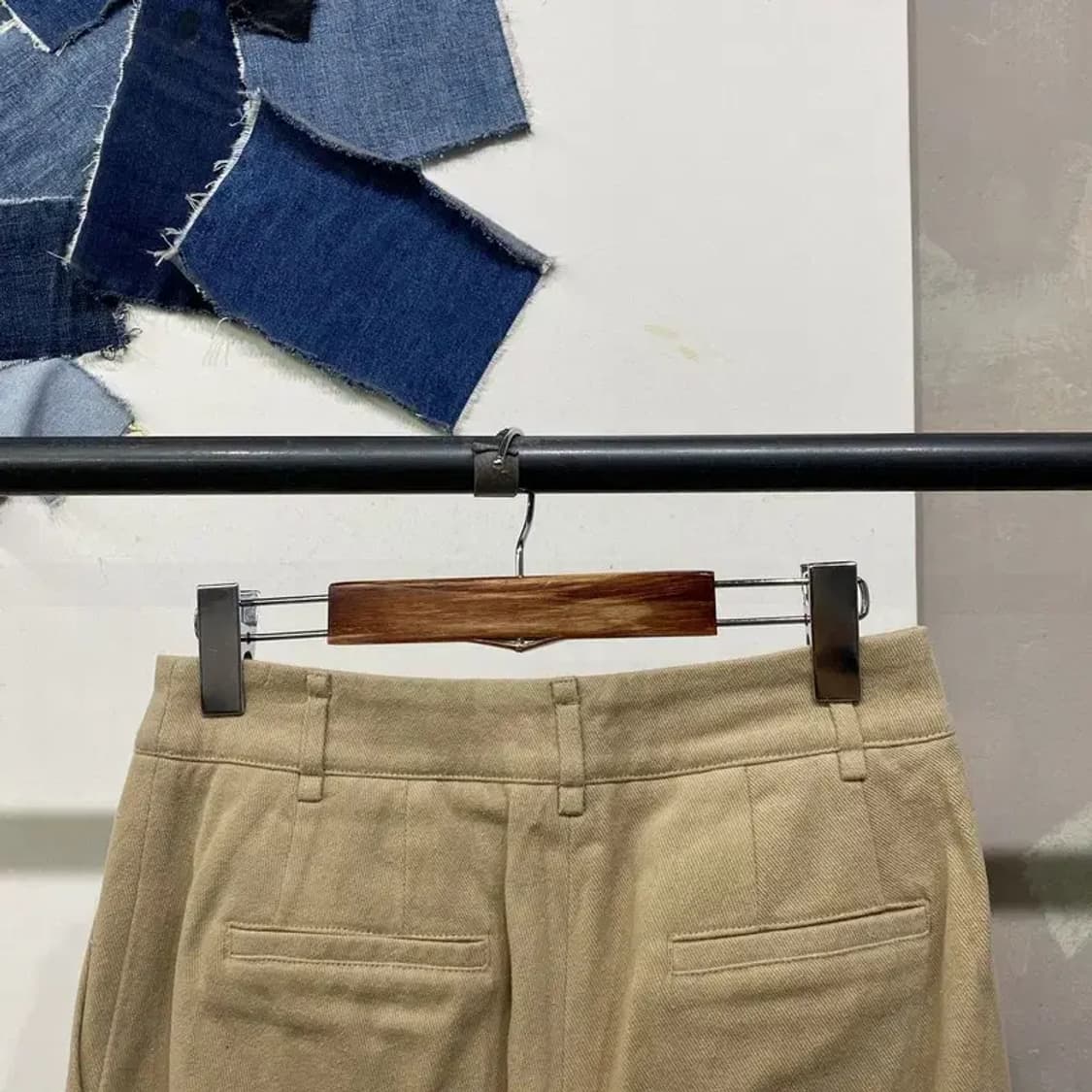 (26인치) 아뜰리에나인 여성 캐주얼 투턱 코튼 팬츠 면바지 상품이미지4