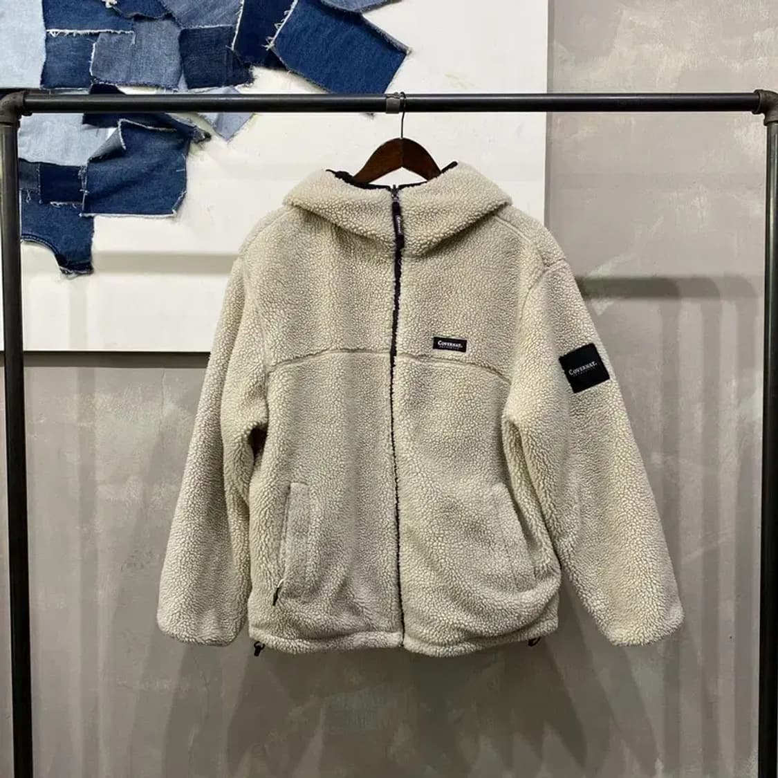 (95) 커버낫 캐주얼 리버시블 양털 뽀글이 후리스 자켓 상품이미지1