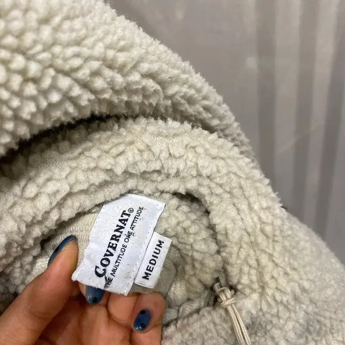 (95) 커버낫 캐주얼 리버시블 양털 뽀글이 후리스 자켓 상품이미지5