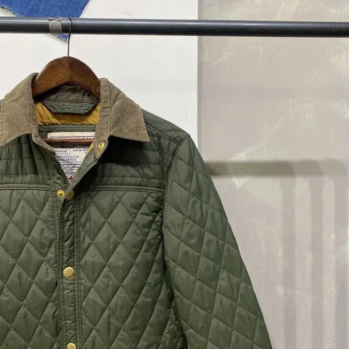 (95) 후아유 밀리터리 캐주얼 퀼팅 깔깔이 패딩 바버자켓 상품이미지3