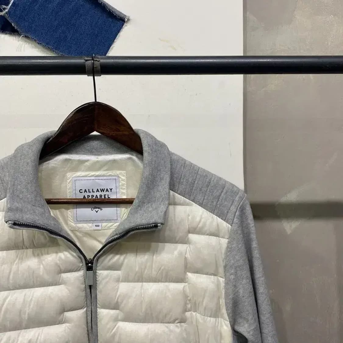 (100) 캘러웨이 골프 스포츠 구스다운 방풍 경량패딩 자켓 상품이미지2