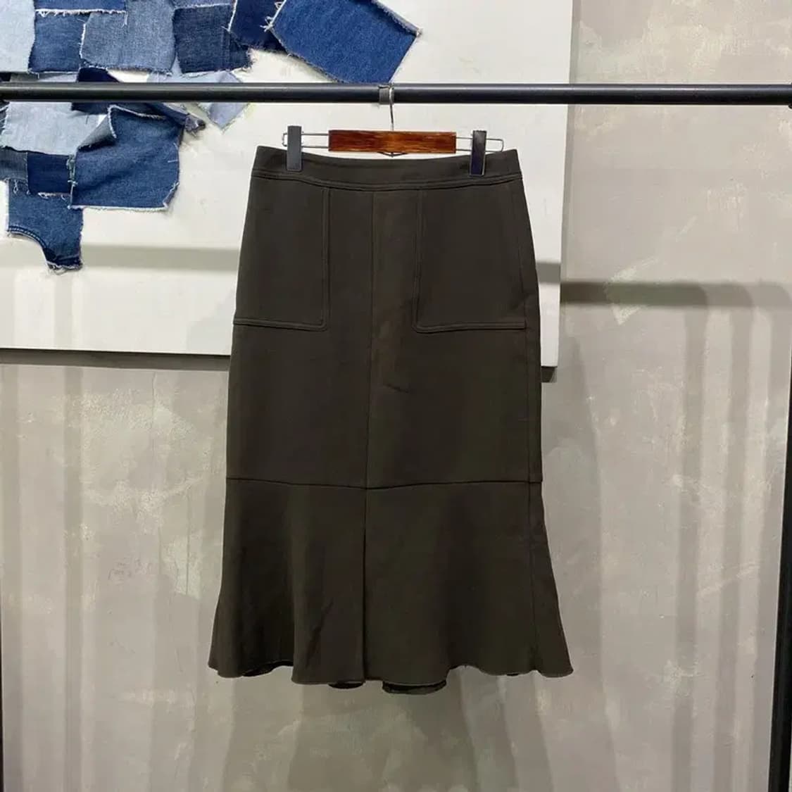 (27인치) 리스트 여성 캐주얼 머메이드 롱 스커트 치마 상품이미지1